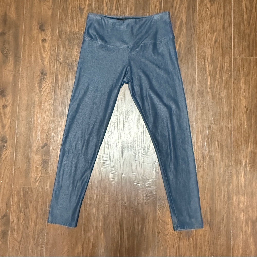 INTRO LOVE THE FIT REVOLUTIONARY TUMMY CONTROL DENIM COLOR pull on LEGGINS